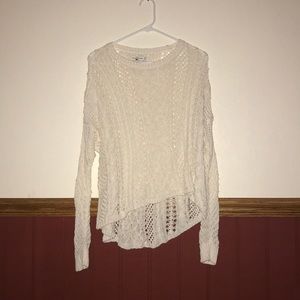Lace sweater